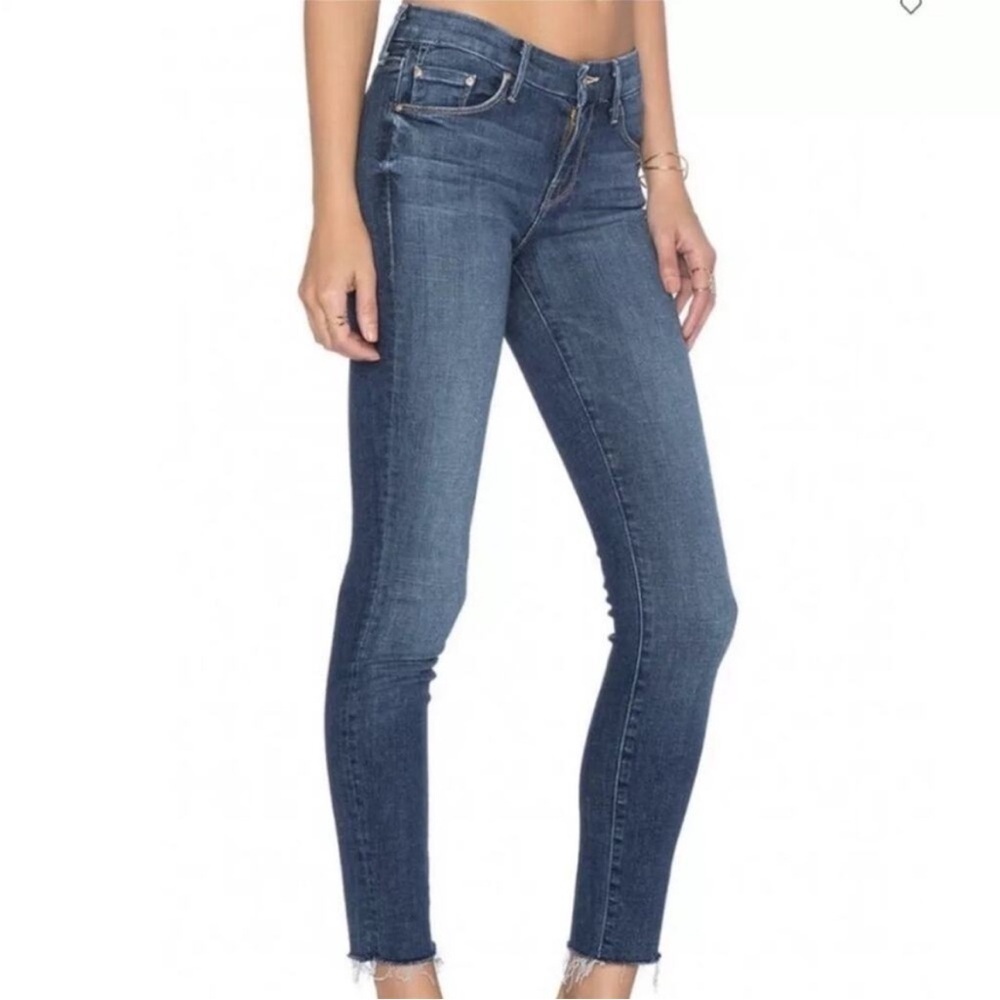MOTHER The Looker High Waisted Ankle Fray in Not Rough Enough